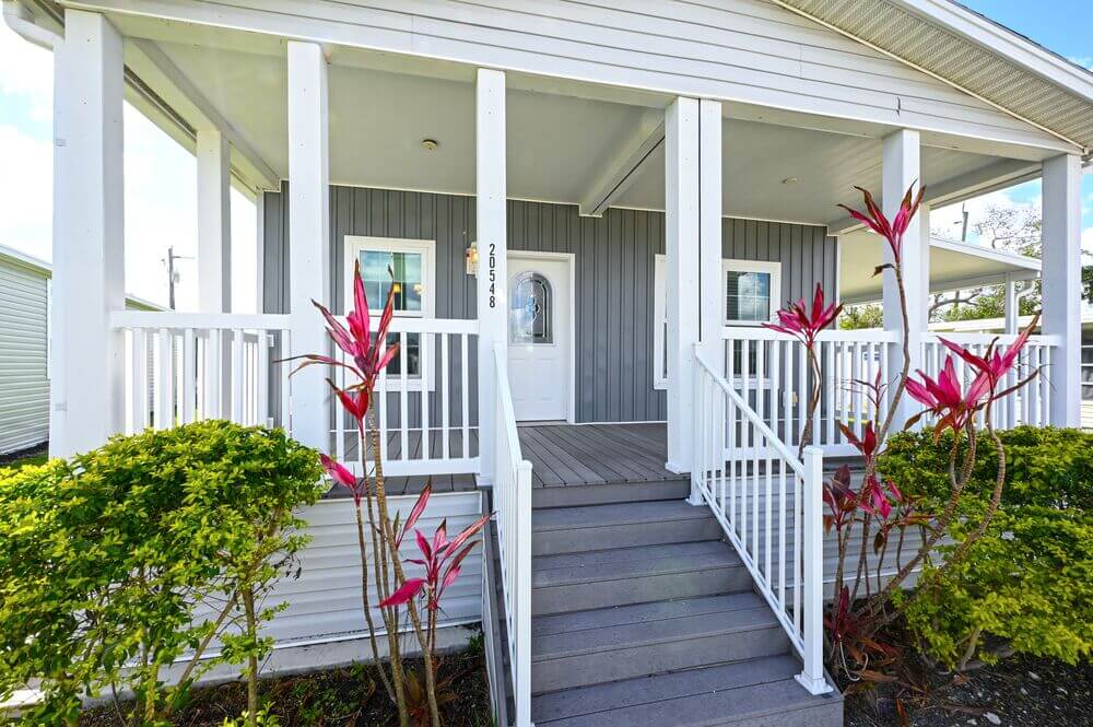 EBV - 20548 Polynesian Lp. 01-4 Exterior of 20548 Polynesian Lp. at Estero Bay Village in Estero, Florida.