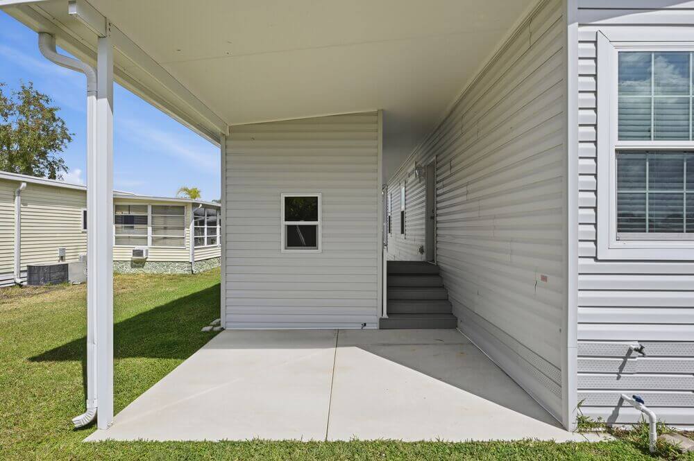EBV - 20548 Polynesian Lp. 06 Exterior of 20548 Polynesian Lp. at Estero Bay Village in Estero, Florida.