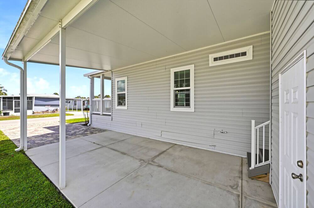 EBV - 20548 Polynesian Lp. 07 Exterior of 20548 Polynesian Lp. at Estero Bay Village in Estero, Florida.