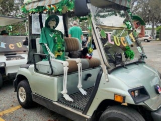 St. Patrick's Day celebrations at Holiday RV Park