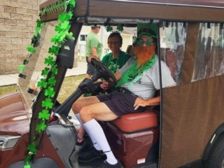St. Patrick's Day celebrations at Holiday RV Park