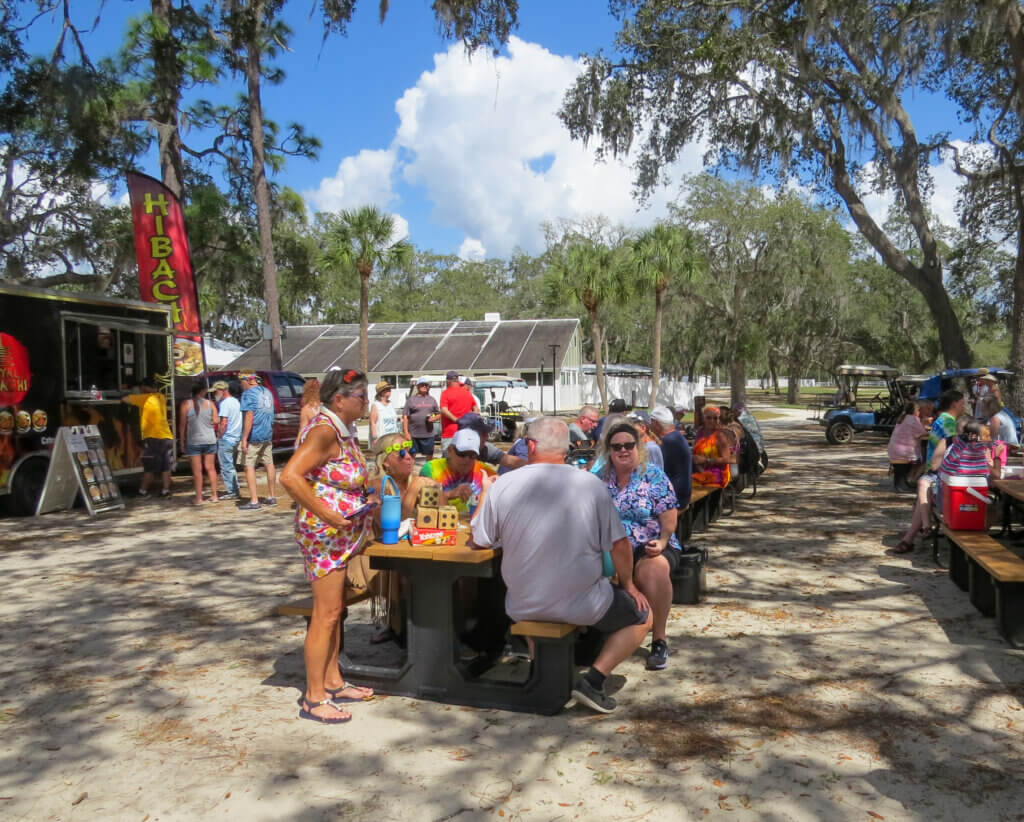 Hippie Fest at 55+ Holiday RV Park in Leesburg, Fl.