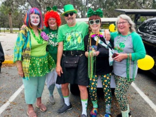 St. Patrick's Day celebrations at Holiday RV Park
