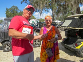 Hippie Fest at 55+ Holiday RV Park in Leesburg, Fl.