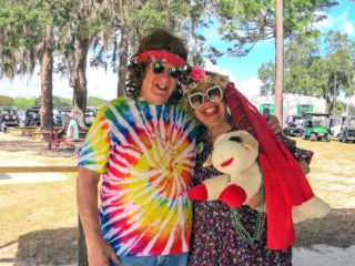 Hippie Fest at 55+ Holiday RV Park in Leesburg, Fl.