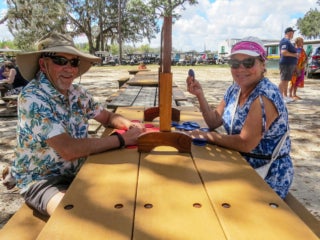 Hippie Fest at 55+ Holiday RV Park in Leesburg, Fl.