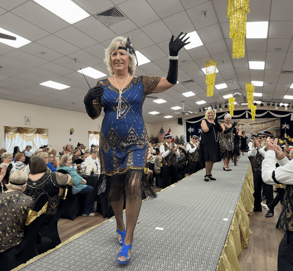 Annual Fashion Show at Jamaica Bay Village in Fort Myers, Florida.