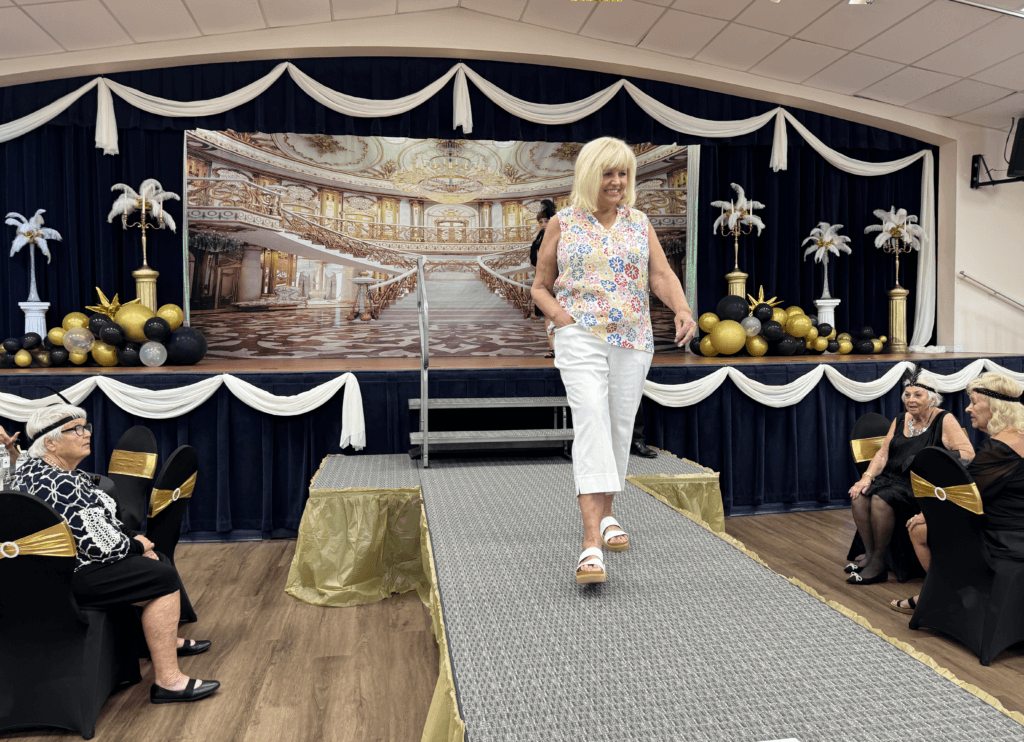 Annual Fashion Show at Jamaica Bay Village in Fort Myers, Florida.