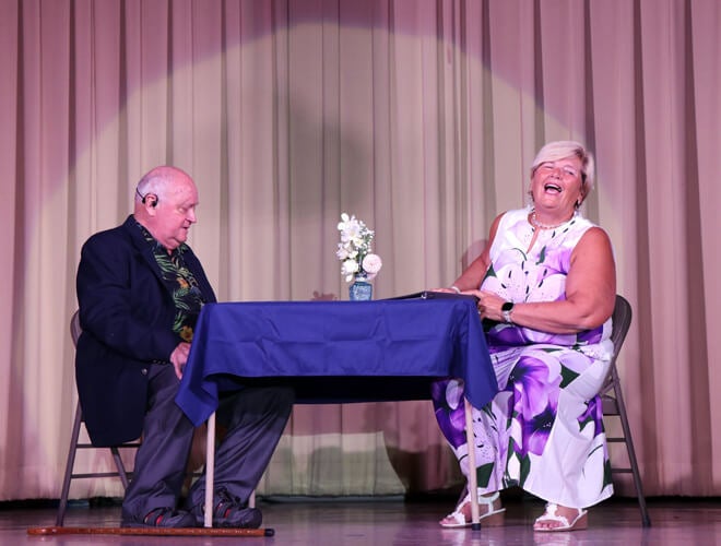 Residents at Cypress Lakes Village in Lakeland, FL. perform in a play