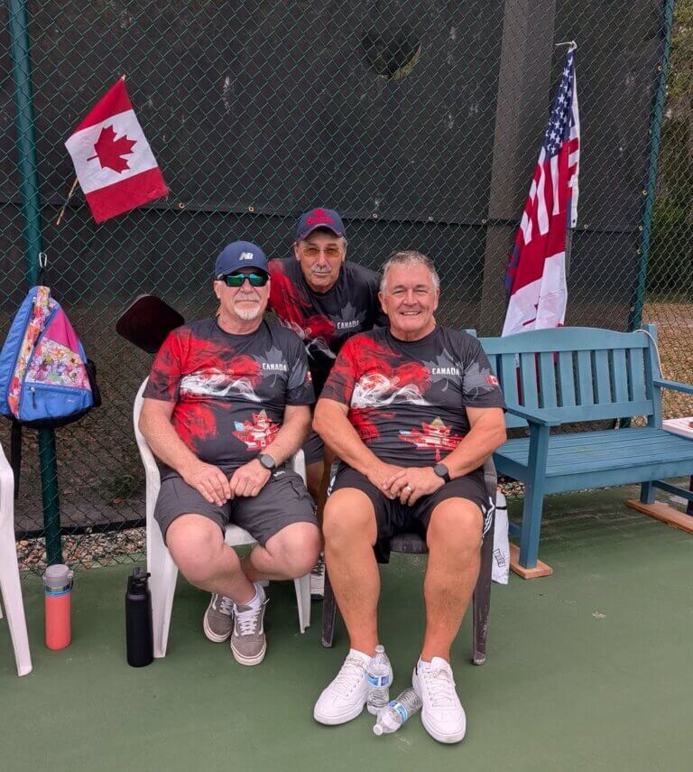 Residents playing in the 2026 CanAm Games at Cypress Lakes, Florida.