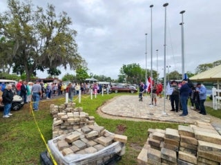 Veterans Tribute Park Ribbon Cutting Ceremony at Holiday RV Park in Leesburg, Fl.