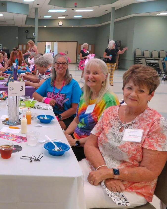 Residents at Cypress Lakes Village in Lakeland, Florida during the 19th Holers Luncheon