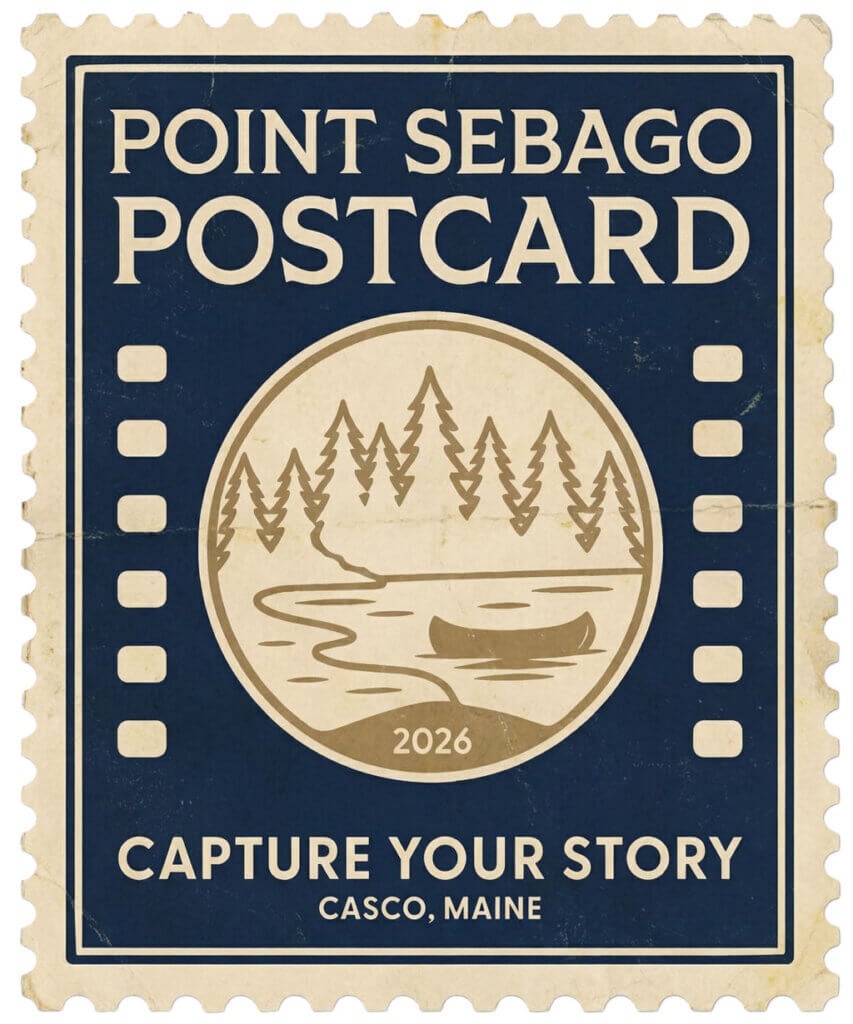 Point Sebago Postcard Contest logo