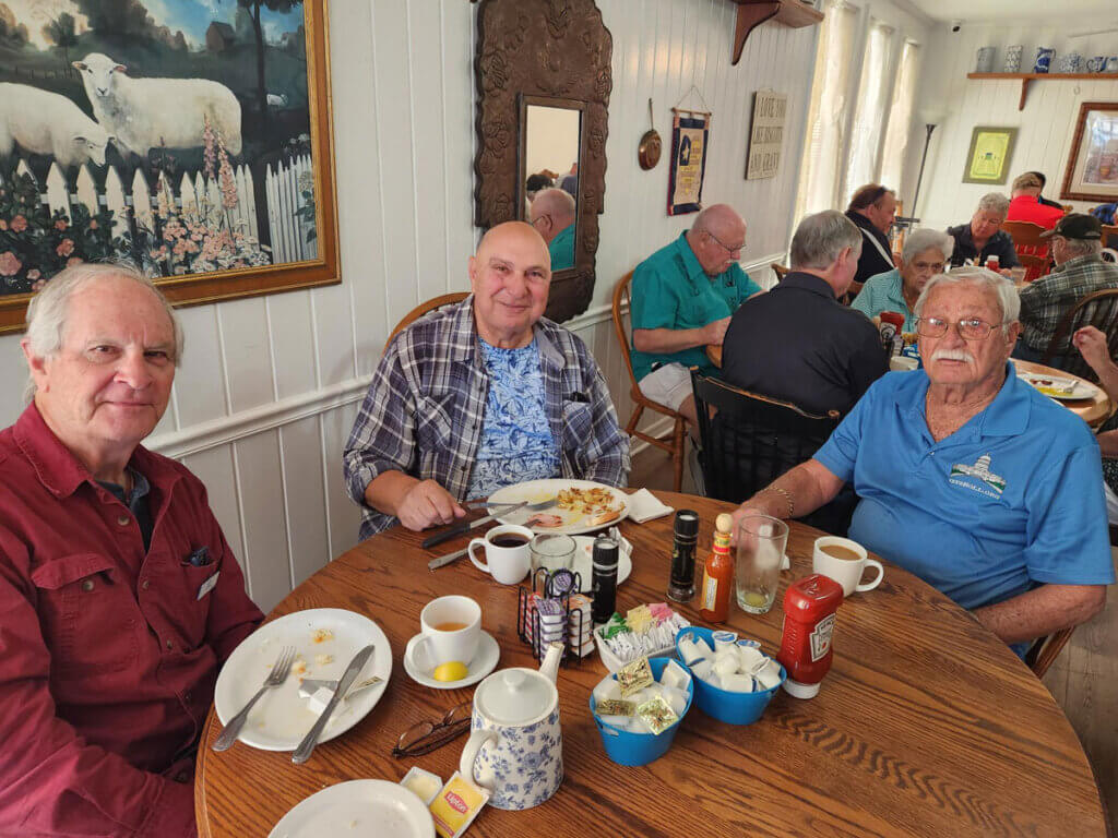 Camelot East staff and residents at a Veterans luncheon in Sarasota, Florida