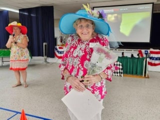 Kentucky Derby Celebrations at Holiday RV Park in Leesburg, FL.