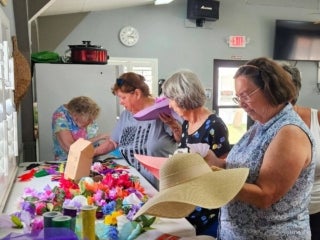 Kentucky Derby Celebrations at Holiday RV Park in Leesburg, FL.