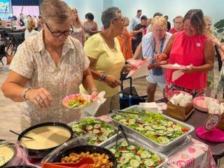 Mother's Day Brunch with Preemptive Health at Rolling Greens Village a 55+ community in Ocala, Florida.