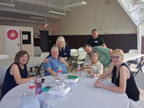 Residents at Strawberry Ridge Village in Valrico, Florida at the Resident Appreciation Luncheon