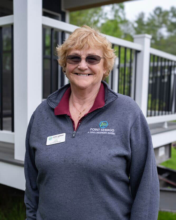 Lori Galford in 2026 at Point Sebago Resort in Maine.