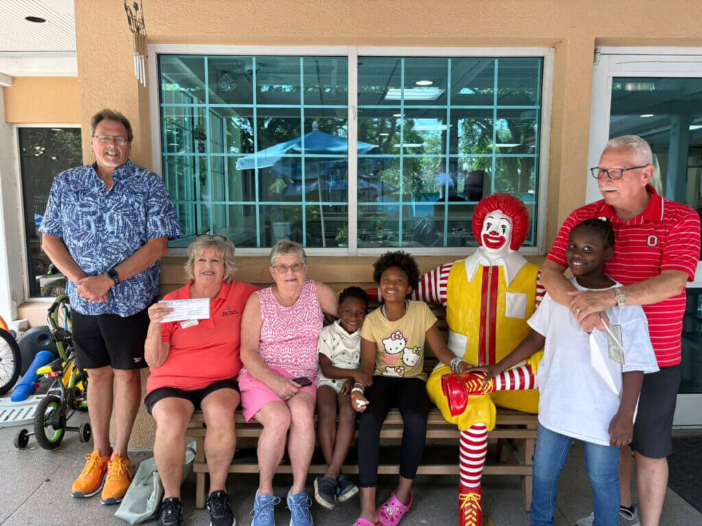 Residents from River Vista RV Park in Ruskin, Florida, volunteer at the Ronald McDonald House