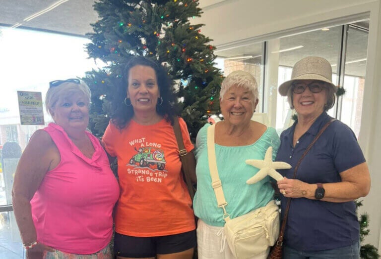 Residents from The Waters in Melbourne Beach, Florida thrift shopping