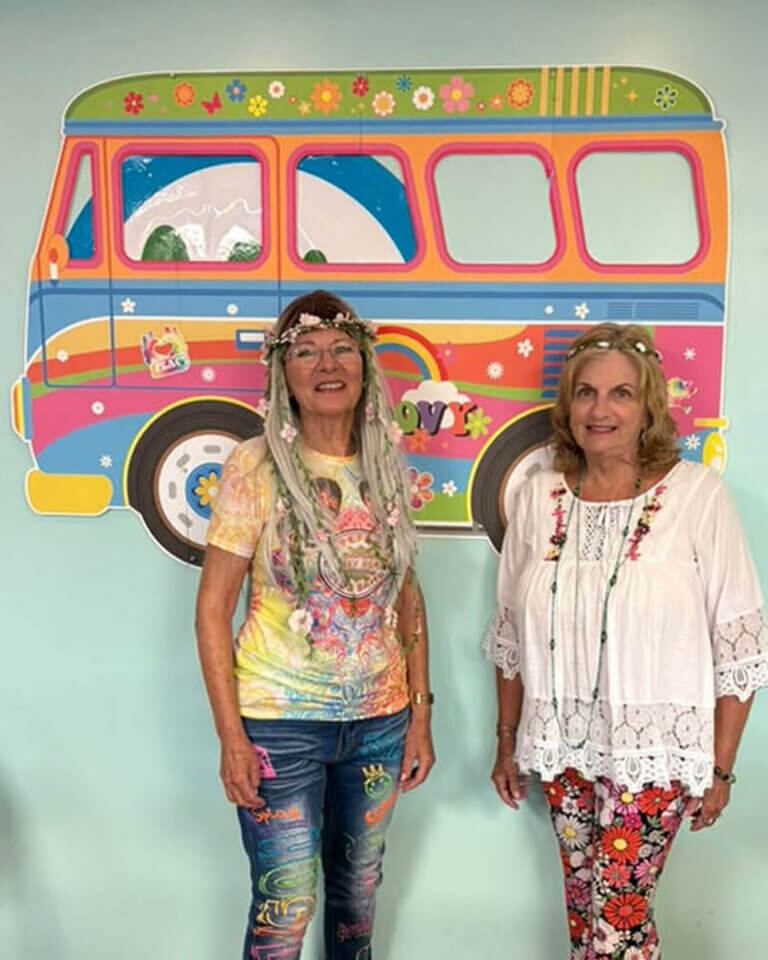 Residents at The Waters in Melbourne Beach, Florida dressed up for Beatlemania
