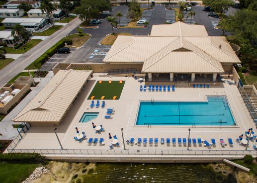 Camelot Lakes Pool Aerial