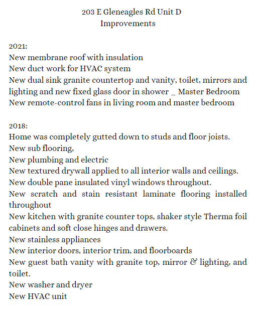 203 D East Gleneagles Rd